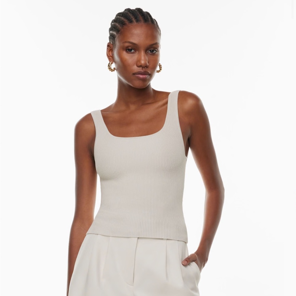 Aritiza babaton sculptknit square neck tank